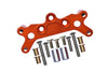 Tamiya TT02B Aluminum Front Damper Plate - 1Pc Orange