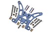 Tamiya TT02B Aluminum Rear Damper Plate - 1Pc Gray Silver