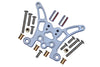 Tamiya TT02B Aluminum Rear Damper Plate - 1Pc Silver
