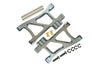 Tamiya TT02B Aluminum Front Lower Arm - 1Pr Gray Silver