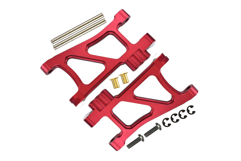 Tamiya TT02B Aluminum Front Lower Arm - 1Pr Red
