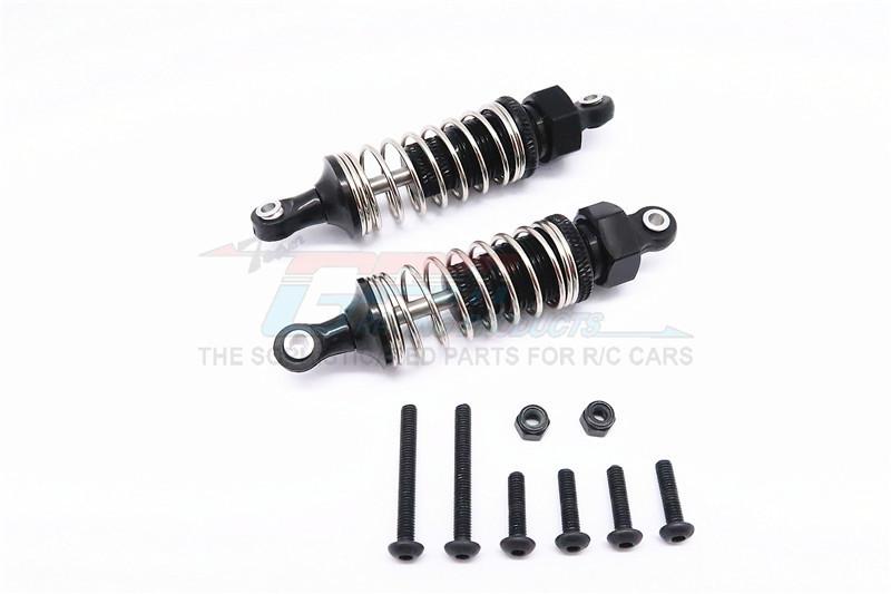 Tamiya TT02B Aluminum Front Adjustable Spring Damper (70mm) - 1Pr Set Black