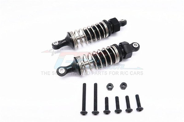 Tamiya TT02B Aluminum Front Adjustable Spring Damper (70mm) - 1Pr Set Black