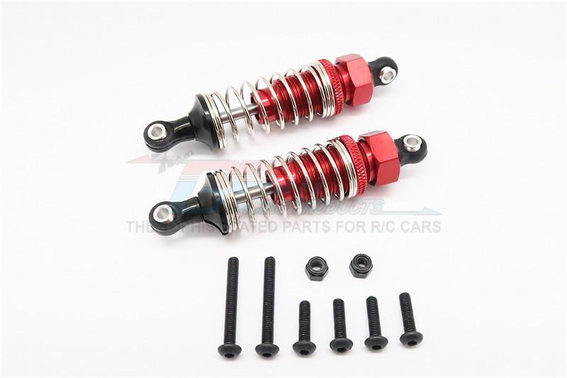 Tamiya TT02B Aluminum Front Adjustable Spring Damper (70mm) - 1Pr Set Red