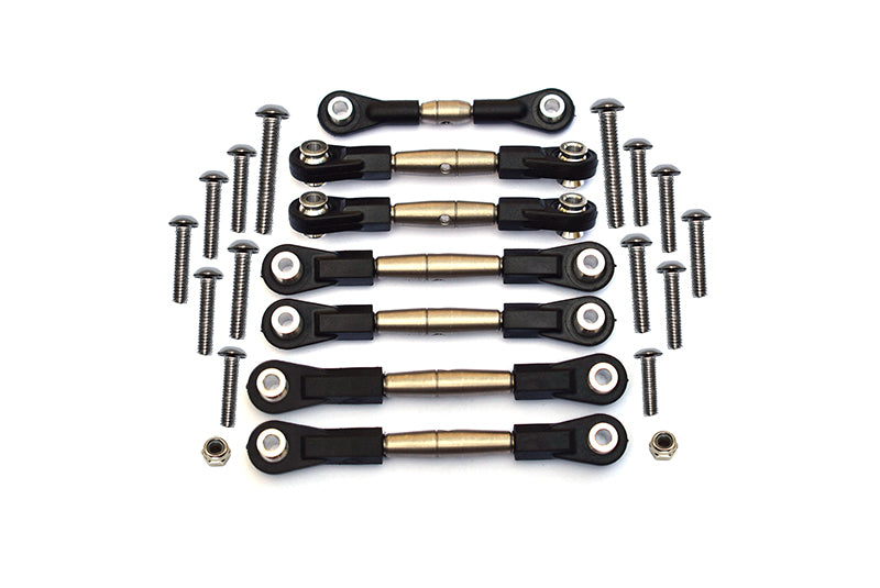 Tamiya TT02B Spring Steel Turnbuckle With Plastic Ends - 7 Pcs Set