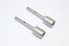 Tamiya TT02B & TT02 Aluminum Middle Shaft Joint - 1Pr Gray Silver
