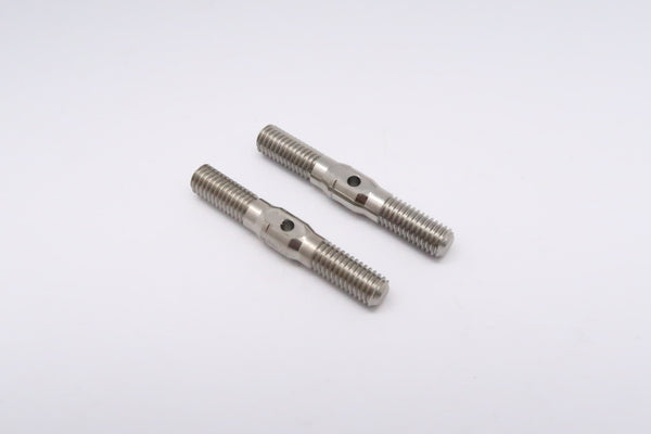 Titanium Flat Turn Buckles 13mm Long Axle With 11mm Long M5 Thread - 1Pr