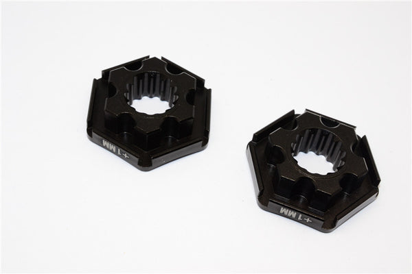 Traxxas X-Maxx 4X4 Aluminum Wheel Hex Claw (+1mm) - 2Pcs Black
