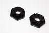 Traxxas X-Maxx 4X4 Aluminum Wheel Hex (+1mm) - 2Pcs Black