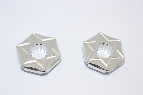 Traxxas X-Maxx 4X4 Aluminum Wheel Hex (+1mm) - 2Pcs Silver