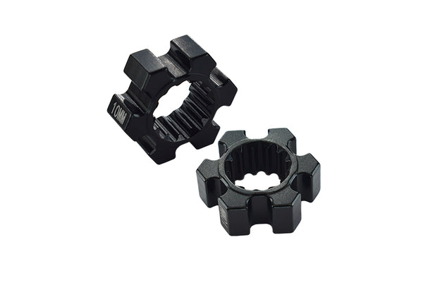 Traxxas X-Maxx 4X4 Aluminum Wheel Hex (10mm Thickness) - 2Pcs Black