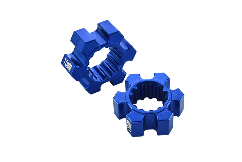 Traxxas X-Maxx 4X4 Aluminum Wheel Hex (10mm Thickness) - 2Pcs Blue