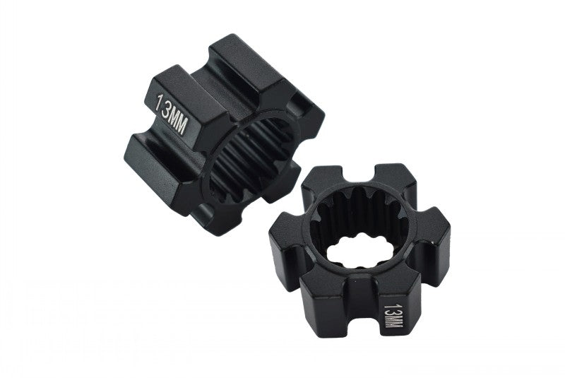 Traxxas X-Maxx 4X4 Aluminum Wheel Hex (13mm Thickness) - 2Pcs Black