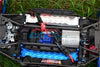 Traxxas X-Maxx 4X4 Aluminum Battery Holder - 1Pr Set Black