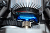 Traxxas X-Maxx 4X4 Aluminum Motor Heatsink Mount - 1 Set Blue