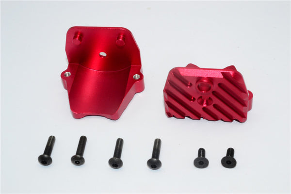 Traxxas X-Maxx 4X4 Aluminum Motor Heatsink Mount - 1 Set Red