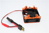 Traxxas X-Maxx 4X4 Aluminum Motor Heatsink With Cooling Fan - 1 Set Silver
