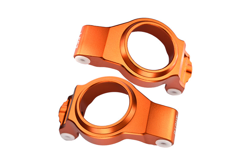 Aluminum Front C Hubs For Traxxas 1:5 X Maxx 6S / X Maxx 8S / XRT 8S Monster Truck Upgrades - Orange