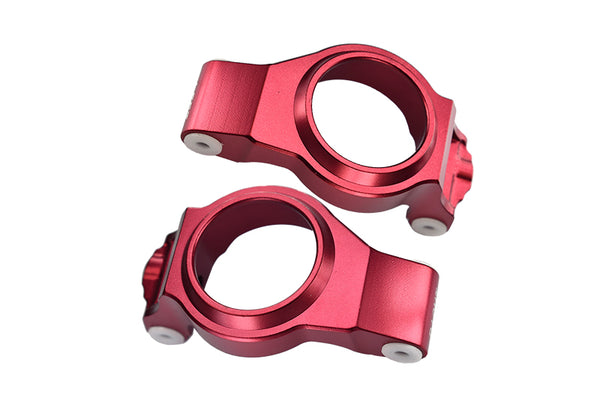 Aluminum Front C Hubs For Traxxas 1:5 X Maxx 6S / X Maxx 8S / XRT 8S Monster Truck Upgrades - Red