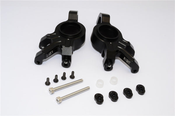 Traxxas X-Maxx 4X4 Aluminum Front Knuckle Arms - 1Pr Black