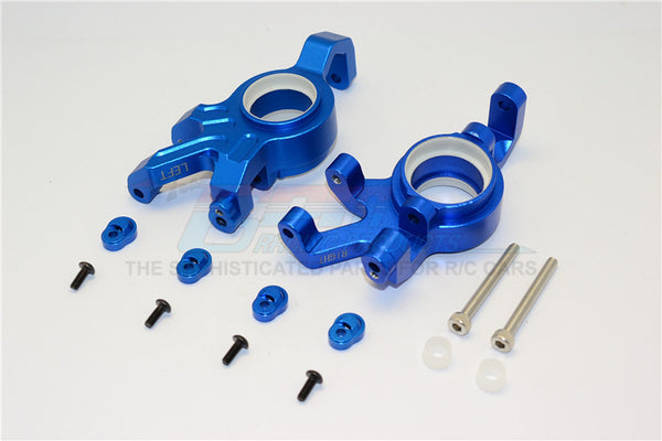 Traxxas X-Maxx 4X4 Aluminum Front Knuckle Arms With Collars - 1Pr Set Blue