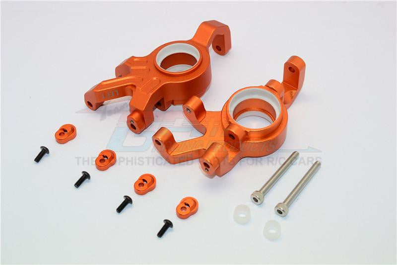 Traxxas X-Maxx 4X4 Aluminum Front Knuckle Arms With Collars - 1Pr Set Orange