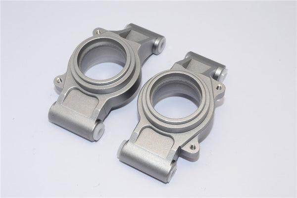 Traxxas X-Maxx 4X4 Aluminum Rear Knuckle Arms - 1Pr Gray Silver