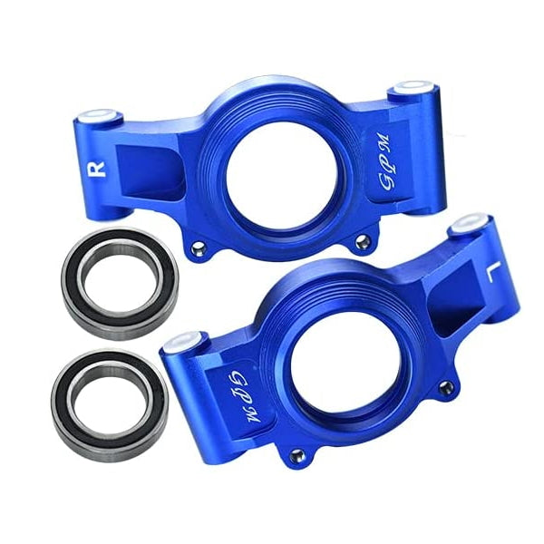 Aluminum 6061-T6 Rear Oversized Knuckle Arms For 1:5 Traxxas X Maxx 4X4 (For X Maxx 6S / 8S) - 4Pc Set Blue