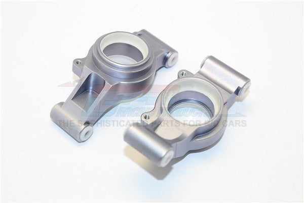 Traxxas X-Maxx 4X4 Aluminum Rear Knuckle Arms With Collars - 1Pr Set Gray Silver