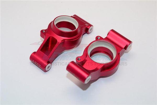 Traxxas X-Maxx 4X4 Aluminum Rear Knuckle Arms With Collars - 1Pr Set Red