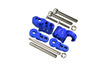 Traxxas X-Maxx 4X4 Aluminum Front Adjustable Shock Mount - 1 Set Blue