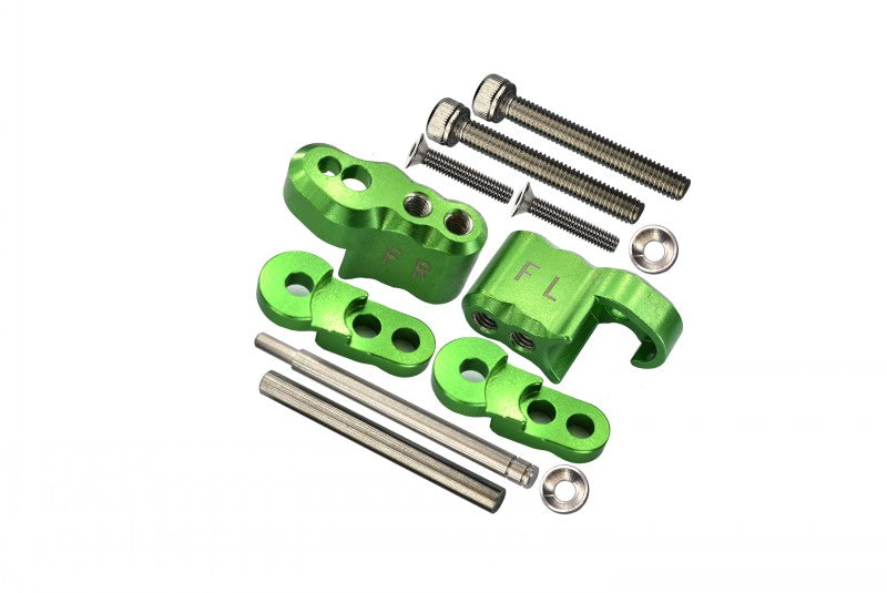 Traxxas X-Maxx 4X4 Aluminum Front Adjustable Shock Mount - 1 Set Green