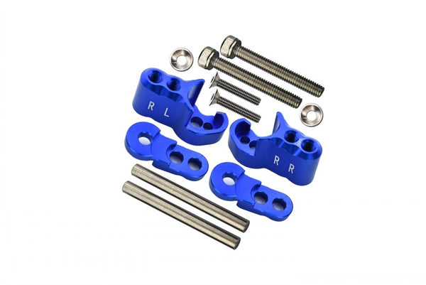 Traxxas X-Maxx 4X4 Aluminum Rear Adjustable Shock Mount - 1 Set Blue