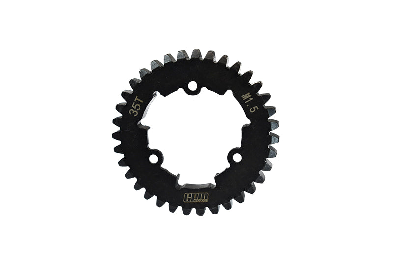 Medium Carbon Steel Spur Gear 35T For 1:5 Traxxas X Maxx 8S / X Maxx 8S - 1Pc Set Black