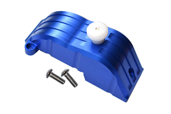 Aluminum Gear Cover For Traxxas 1:5 X Maxx 6S / X Maxx 8S / XRT 8S Monster Truck Upgrades - 1Pc Set Blue