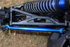 Traxxas X-Maxx 4X4 Aluminum Front Steering Rod - 1Pr Blue