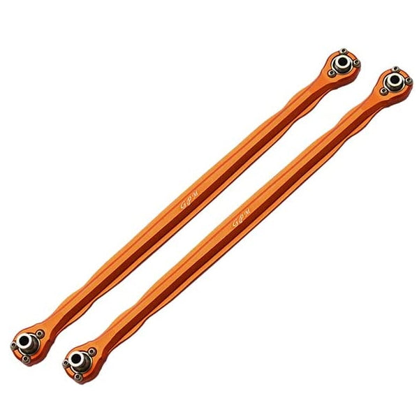 Aluminium 6061-T6 Front Steering Rod For 1/5 Traxxas X Maxx 8S (WideMAXX) - 2Pc Set Orange