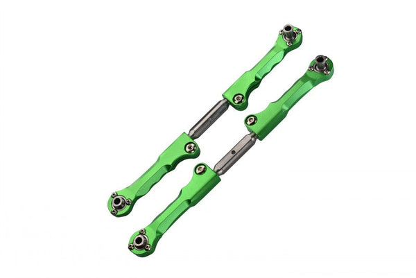 Spring Steel Front Steering Rod with Aluminum Ends For 1/5 Traxxas X Maxx 6S - 1Pr Green