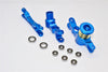Traxxas X-Maxx 4X4 Aluminum Steering Assembly - 1 Set Blue
