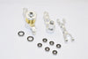 Traxxas X-Maxx 4X4 Aluminum Steering Assembly - 1 Set Silver