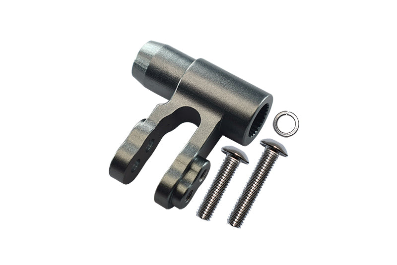 Traxxas X-Maxx 4X4 Aluminum Steering Post - 1Pc Set Gray Silver