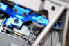 Traxxas X-Maxx 4X4 Aluminum Steering Bellcrank Support - 1 Set Blue