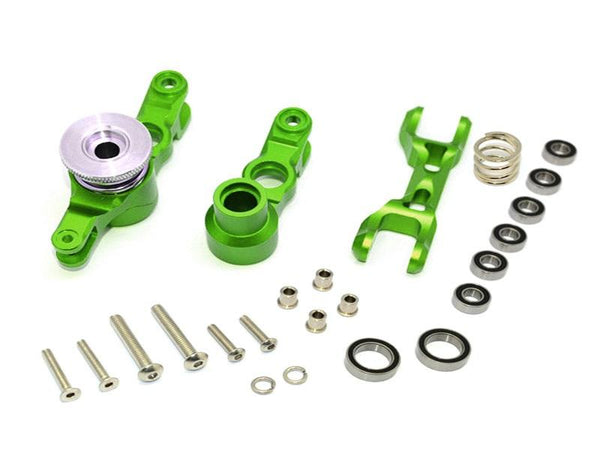 Traxxas X-Maxx 4X4 Aluminum Steering Assembly - 1 Set Green