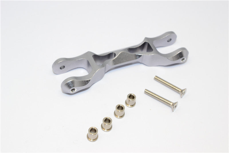 Traxxas X-Maxx 4X4 Aluminum Steering Bellcrank Support - 1Pc Gray Silver