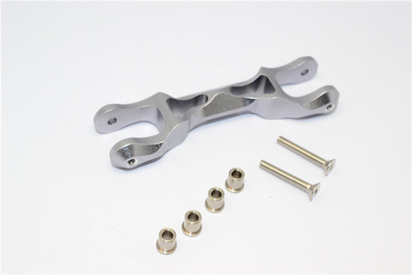 Traxxas X-Maxx 4X4 Aluminum Steering Bellcrank Support - 1Pc Gray Silver