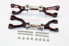 Traxxas X-Maxx 4X4 Spring Steel + Aluminum Supporting Mount With Front / Rear Upper Arms - 1Pr Set Brown+Silver