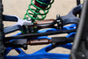 Traxxas X-Maxx 4X4 Spring Steel + Aluminum Supporting Mount With Front / Rear Upper Arms - 1Pr Set Brown+Black