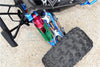 Traxxas X-Maxx 4X4 Spring Steel + Aluminum Supporting Mount With Front / Rear Upper Arms - 1Pr Set Brown+Black