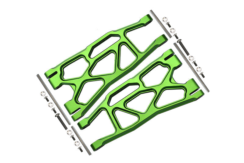 Aluminum Front / Rear Lower Arms For 1:5 Traxxas X Maxx 6S / 8S - 1Pr Set Green