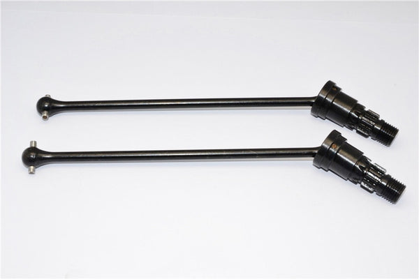 Traxxas X-Maxx 4X4 Steel#45 Front/Rear CVD Drive Shaft - 1Pr Black